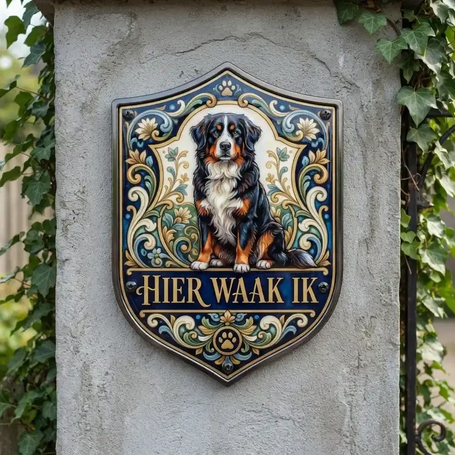 Waakbord Berner Sennen Schild