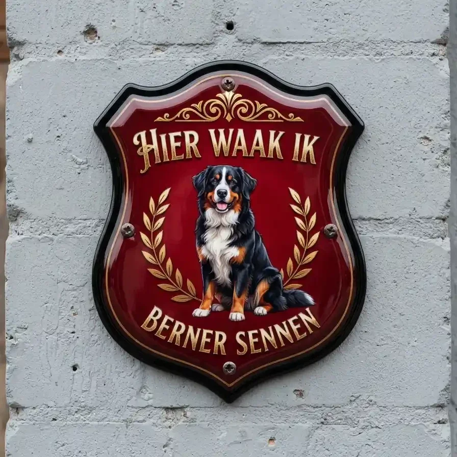 Waakbord Berner Sennen Schild