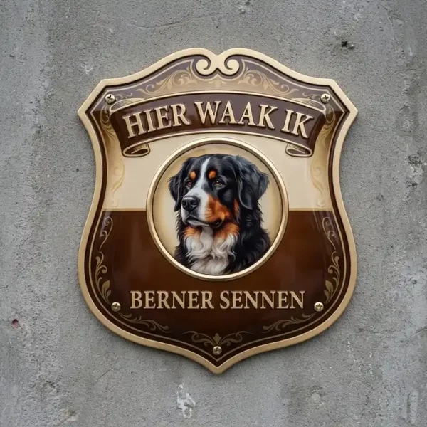 Waakbord Berner Sennen Schild Acryl 4mm