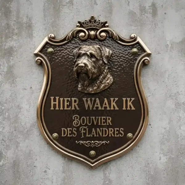 Bouvier Waakbord Schild Acryl 4mm