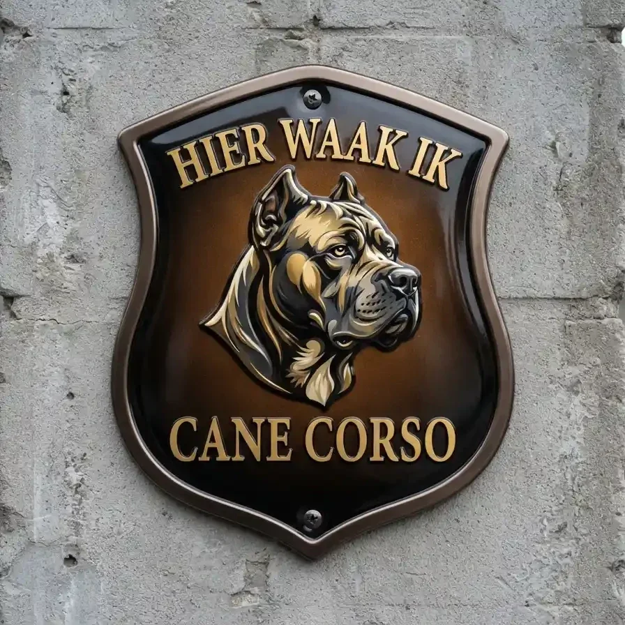 Waakbord Cane Corso Acryl 4mm