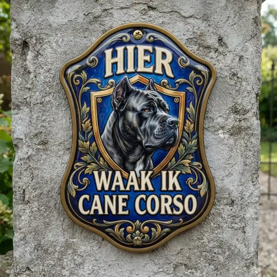 Cane Corso Waakbord Acryl Schilderij 25x30 / 35x40