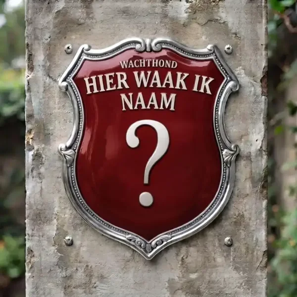 Gepersonaliseerd Waakbord Schild Hond Naam