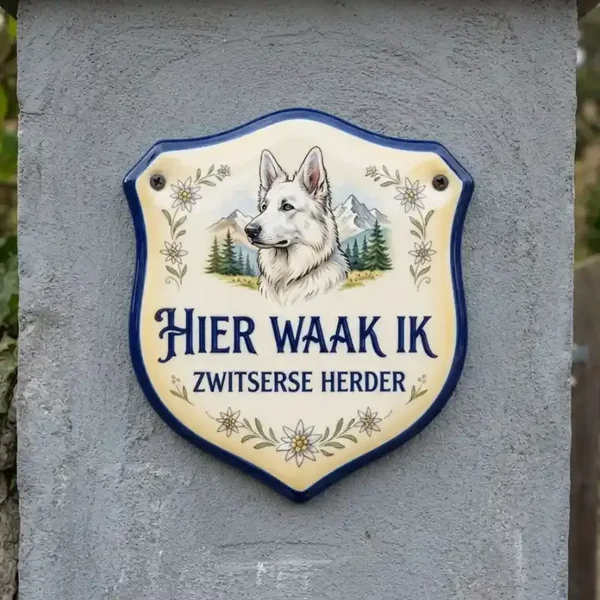 Zwitserse Witte Herder Waakbord