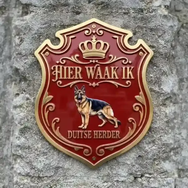 ​Waakbord Duitse Herder Schild Acryl 4mm