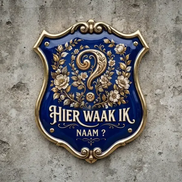 Luxe Acryl Waakbord Hond met Naam