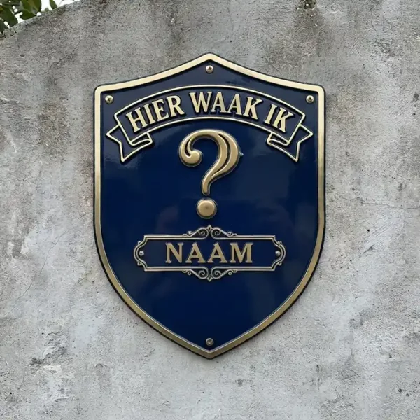 Gepersonaliseerd Waakbord Schild Hond Naam