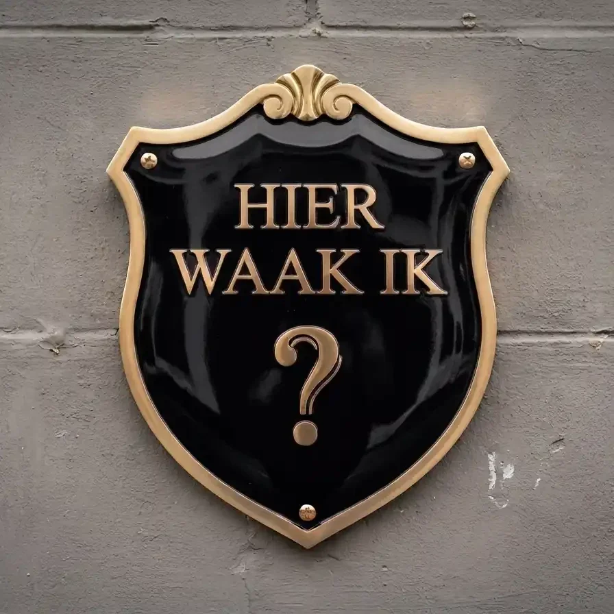 Gepersonaliseerd Waakbord Schild Hond 4mm