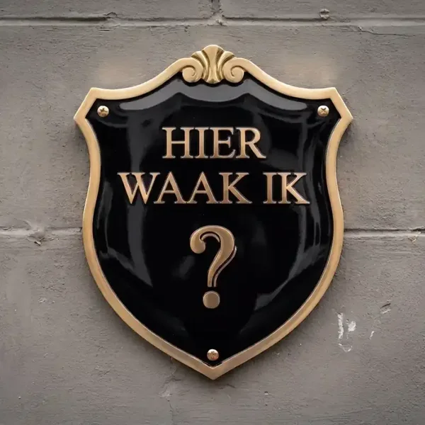 Gepersonaliseerd Waakbord Schild Hond 4mm