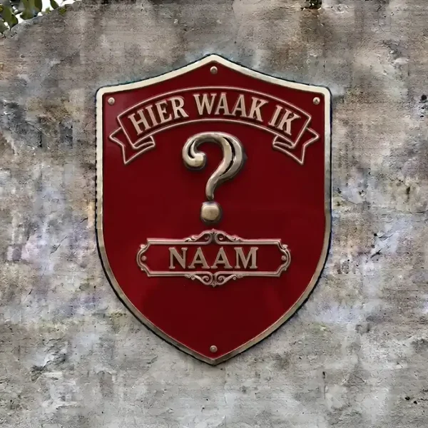 Gepersonaliseerd Waakbord Schild - Eigen Hond & Naam