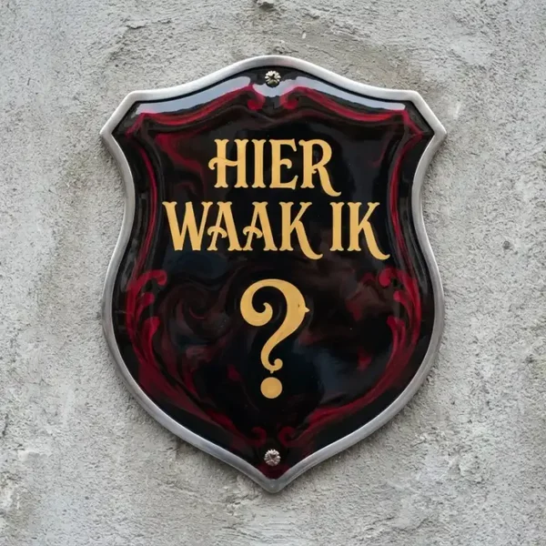 Gepersonaliseerd waakbord schild acryl hond naam