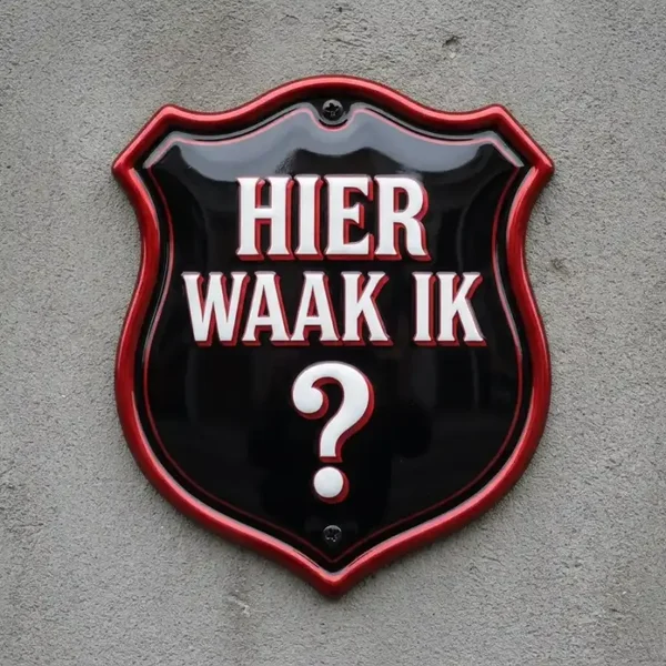 Gepersonaliseerd Waakbord Schild Acryl