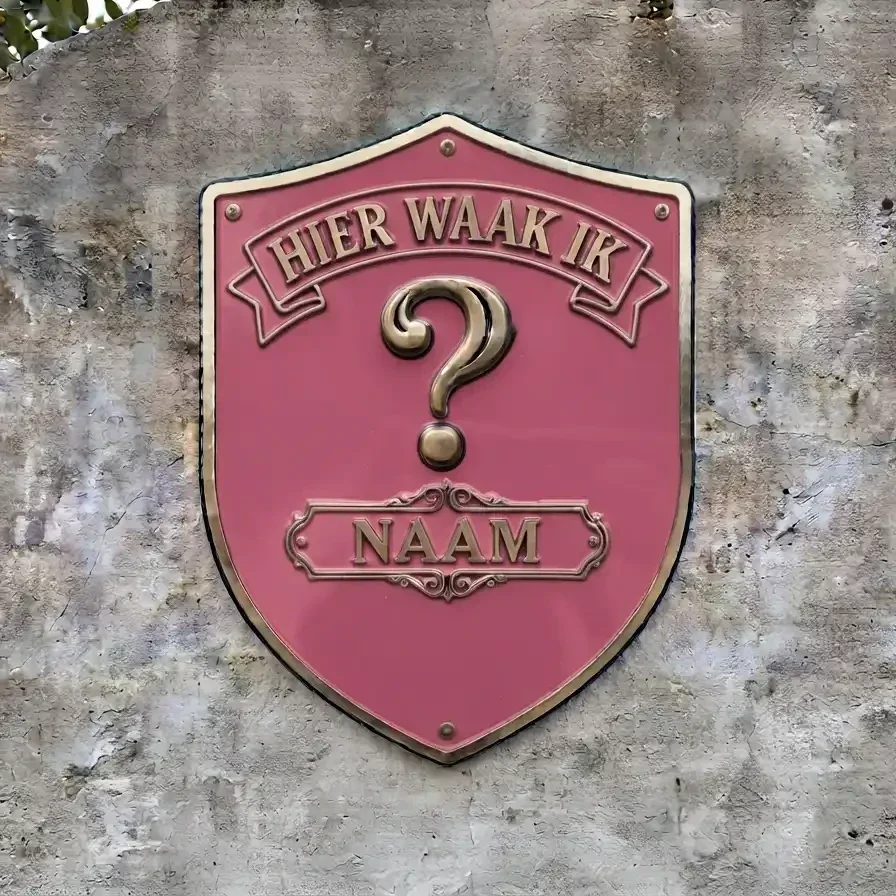 Gepersonaliseerd Waakbord Acryl Eigen Hond en Naam