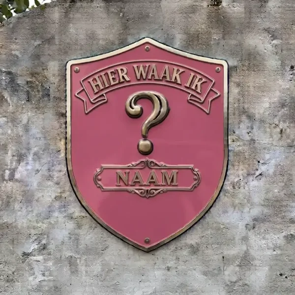 Gepersonaliseerd Waakbord Acryl Eigen Hond en Naam