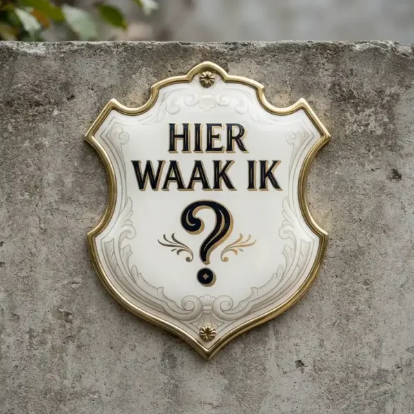 Waakbord Schild Hond met Naam - Acryl 4mm