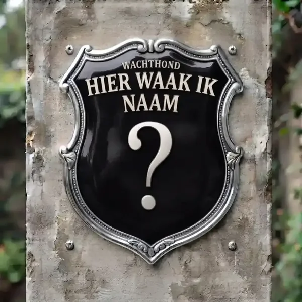 Gepersonaliseerd Waakbord Schild met Naam