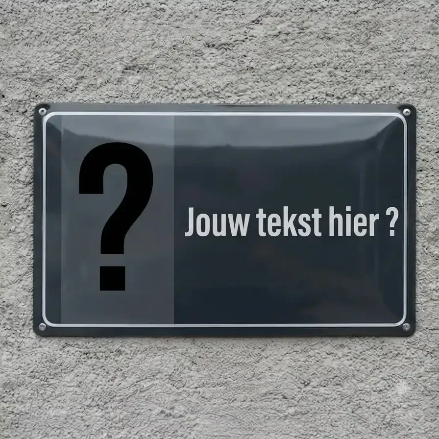 Gepersonaliseerd Waakbord met Eigen Hond en Tekst