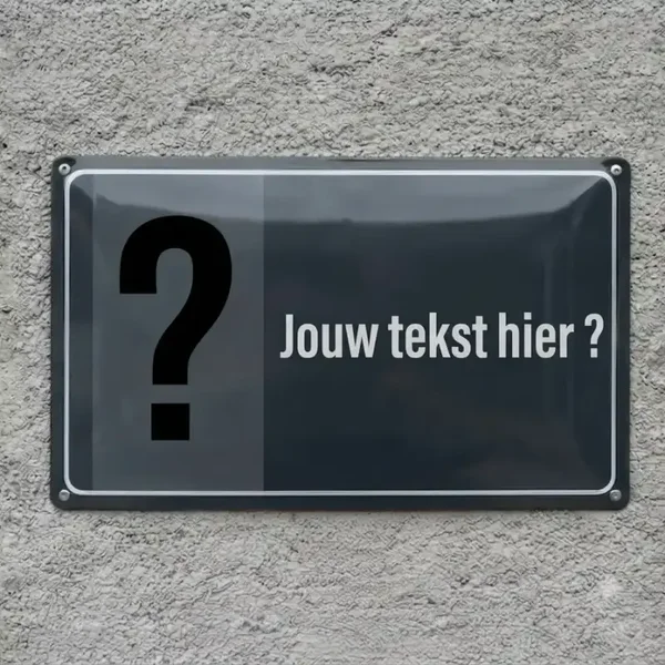 Gepersonaliseerd Waakbord met Eigen Hond en Tekst