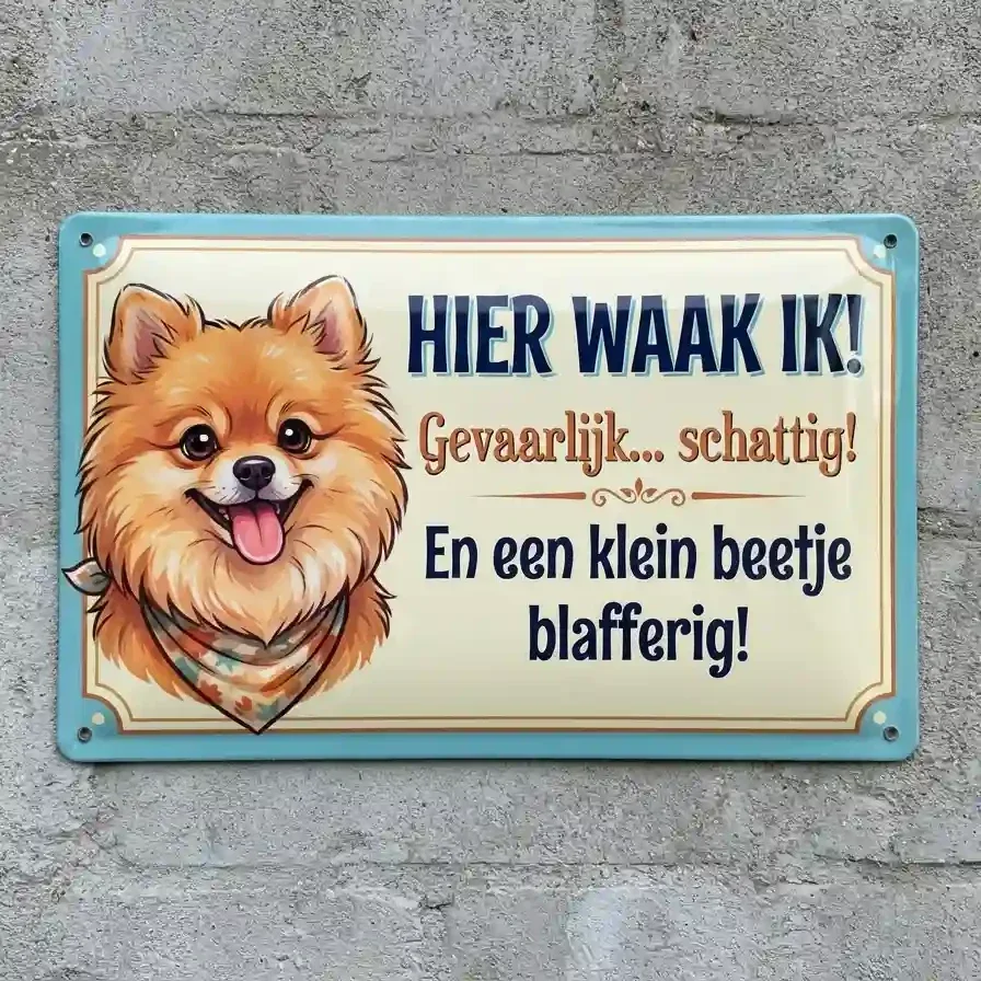Pomeriaan Metalen Waakbord 6 designs