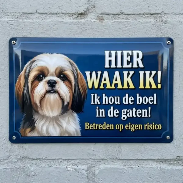 Waakbord Shih Tzu 7 designs