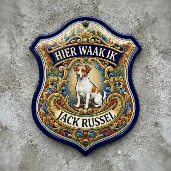 ​Waakbord Jack Russel Acryl 4mm