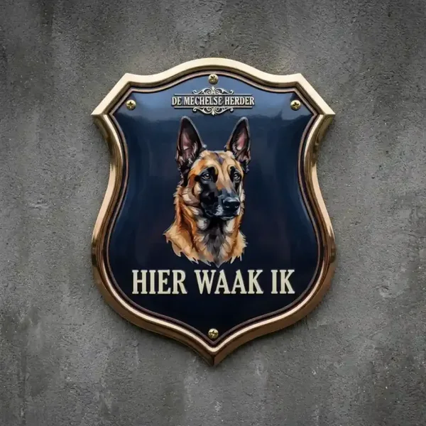 Mechelse Herder Waakbord Schild - Acryl 4mm