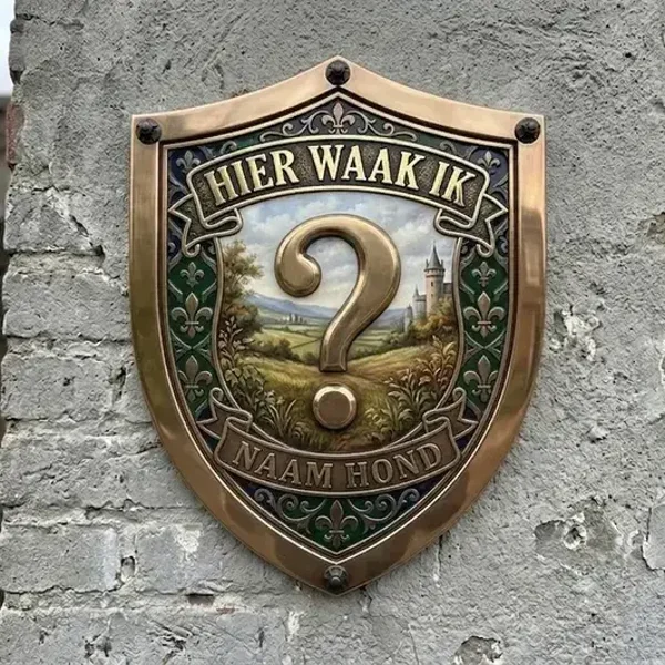 Gepersonaliseerd Waakbord Schild
