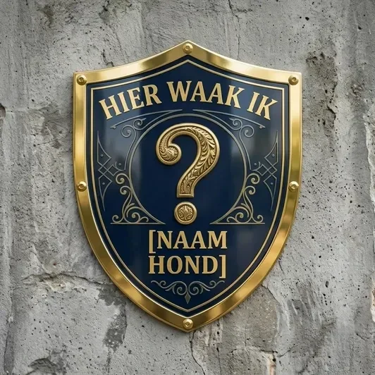 Gepersonaliseerd Waakbord Schild - 4mm