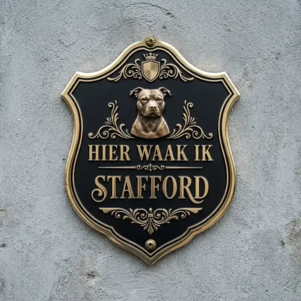 Waakbord Stafford Schild Acryl 4mm