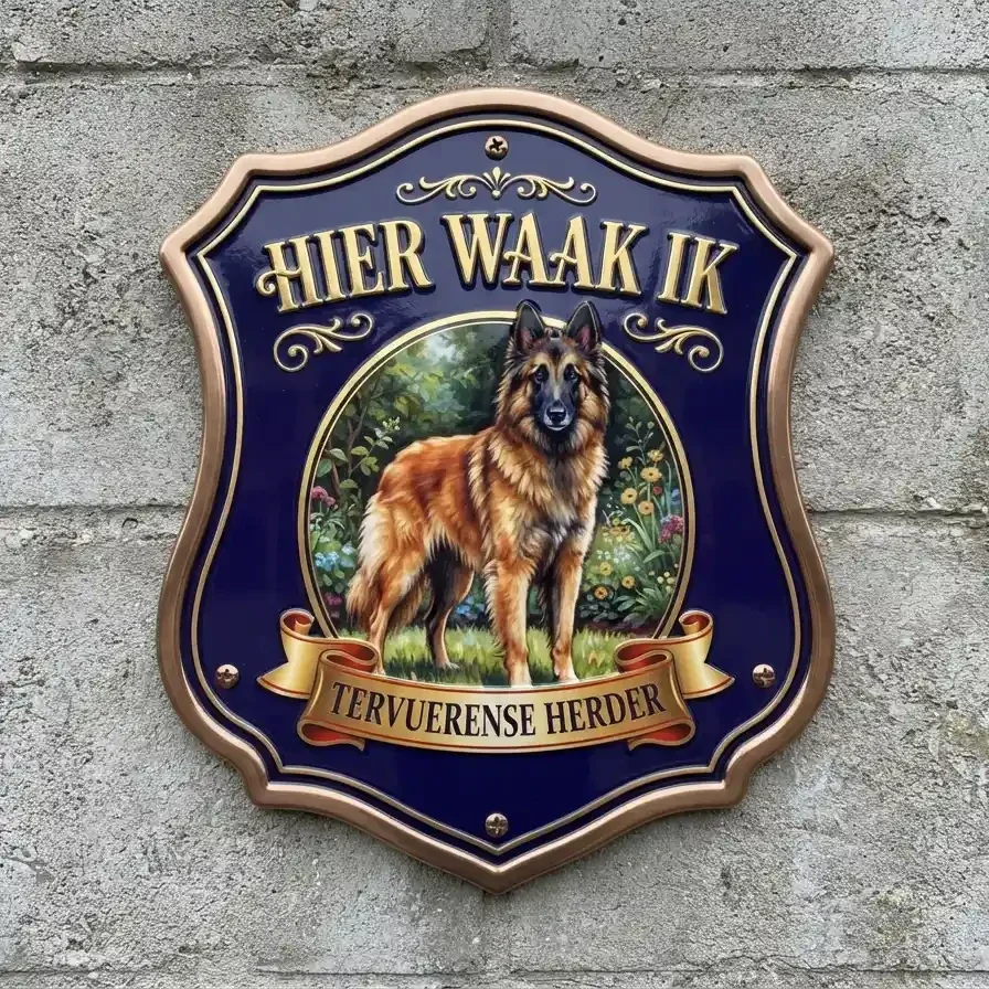 Luxe Waakbord Tervuerense Herder Schild