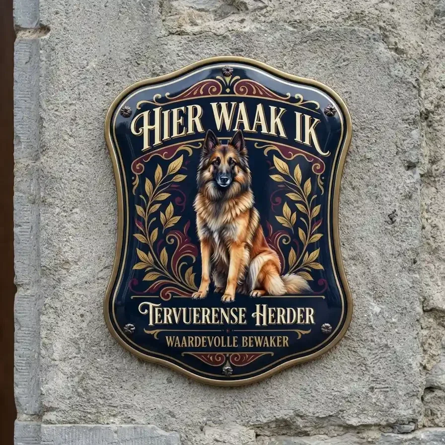 Tervuerense Herder Waakbord Acryl