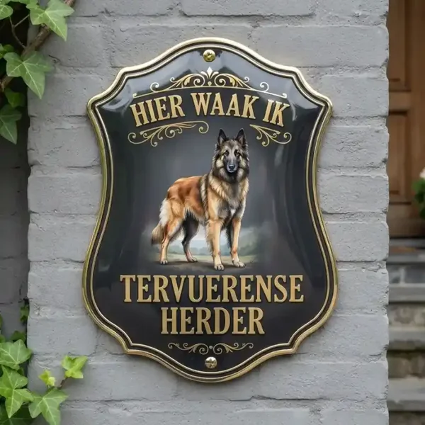 Waakbord Tervuerense Herder Schild