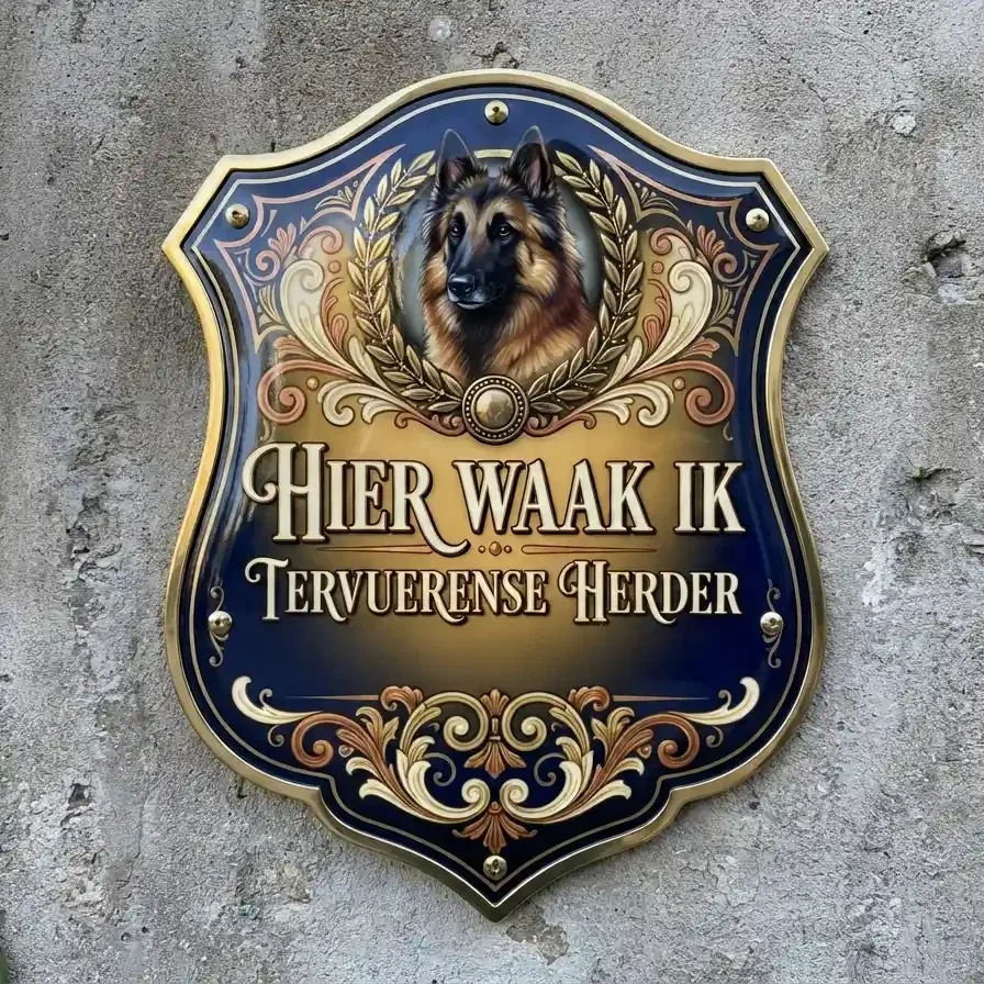 Tervuerense Herder Waakbord Schild