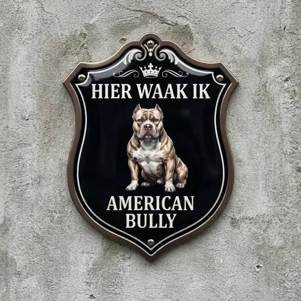Waakbord American Bully Acryl 4mm