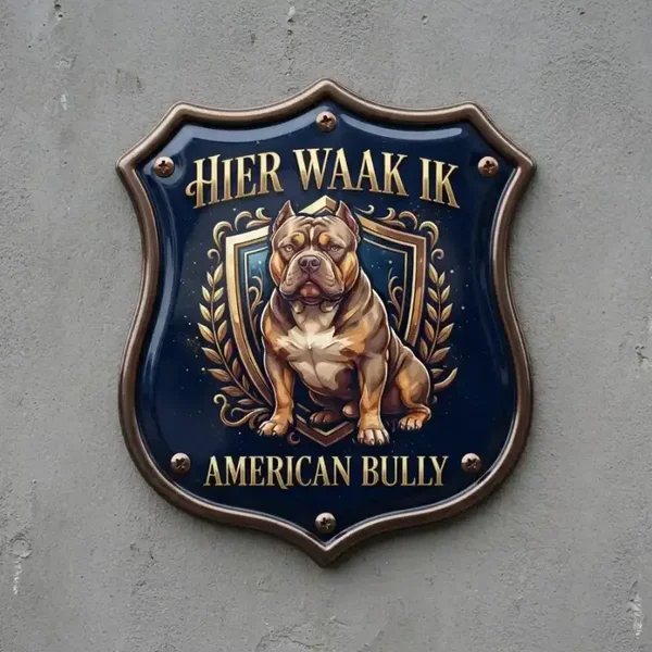 Waakbord American Bully Acryl 4mm