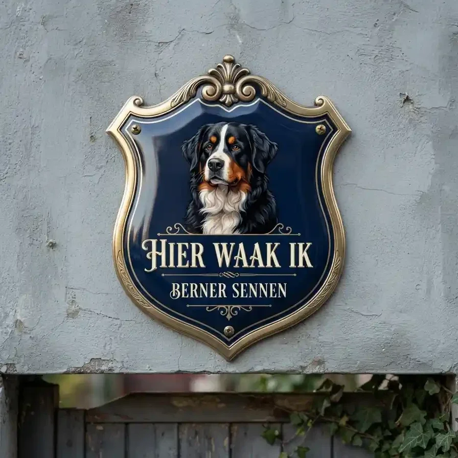 Waakbord Berner Sennen - Schild Acryl