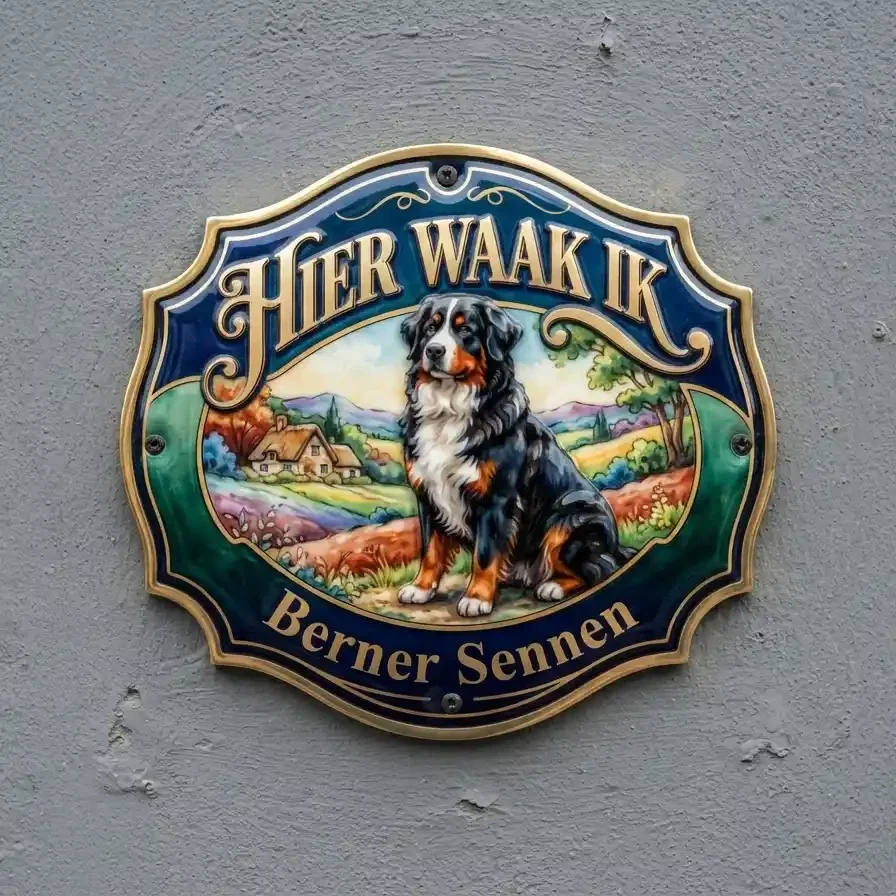 ​Waakbord Berner Sennen Acryl 4mm