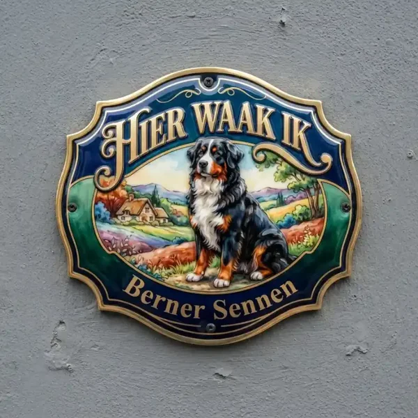 ​Waakbord Berner Sennen Acryl 4mm