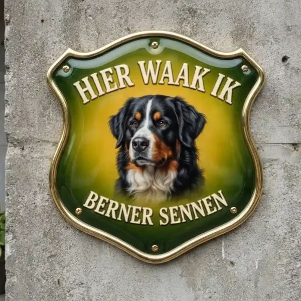 Waakbord Berner Sennen Schild Acryl