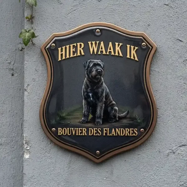 Acryl Waakbord Bouvier des Flandres - 4mm