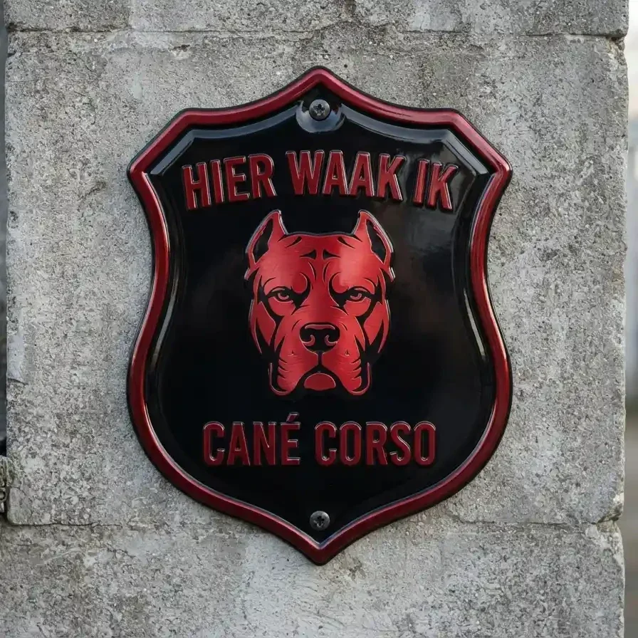 Cane Corso Waakbord Schild Acryl | Waakborden.be