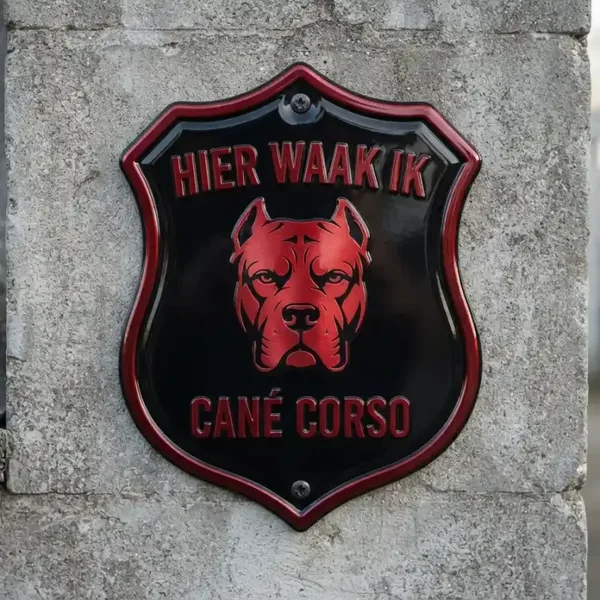 Cane Corso Waakbord Schild Acryl | Waakborden.be