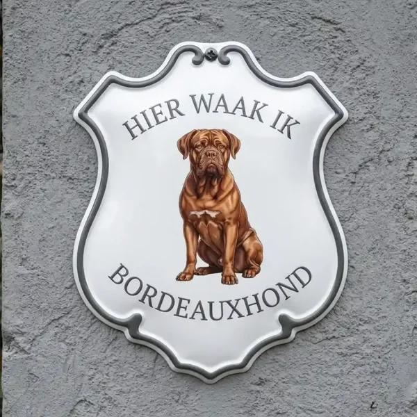 Waakbord Bordeauxdog Acryl 4mm