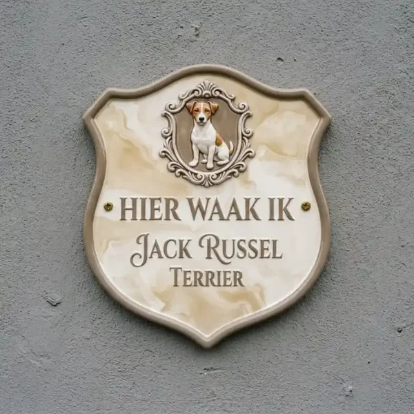 Waakbord Jack Russel - Schild Acryl 4mm