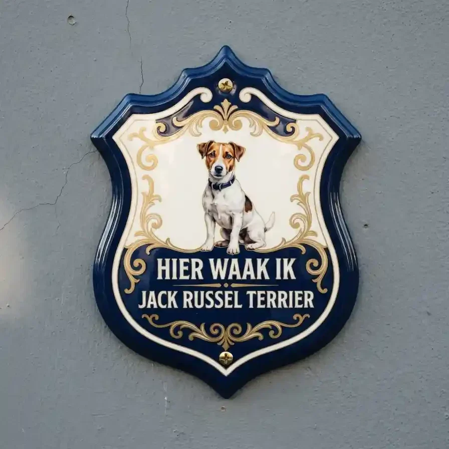 Waakbord Jack Russel Schild Acryl 4mm