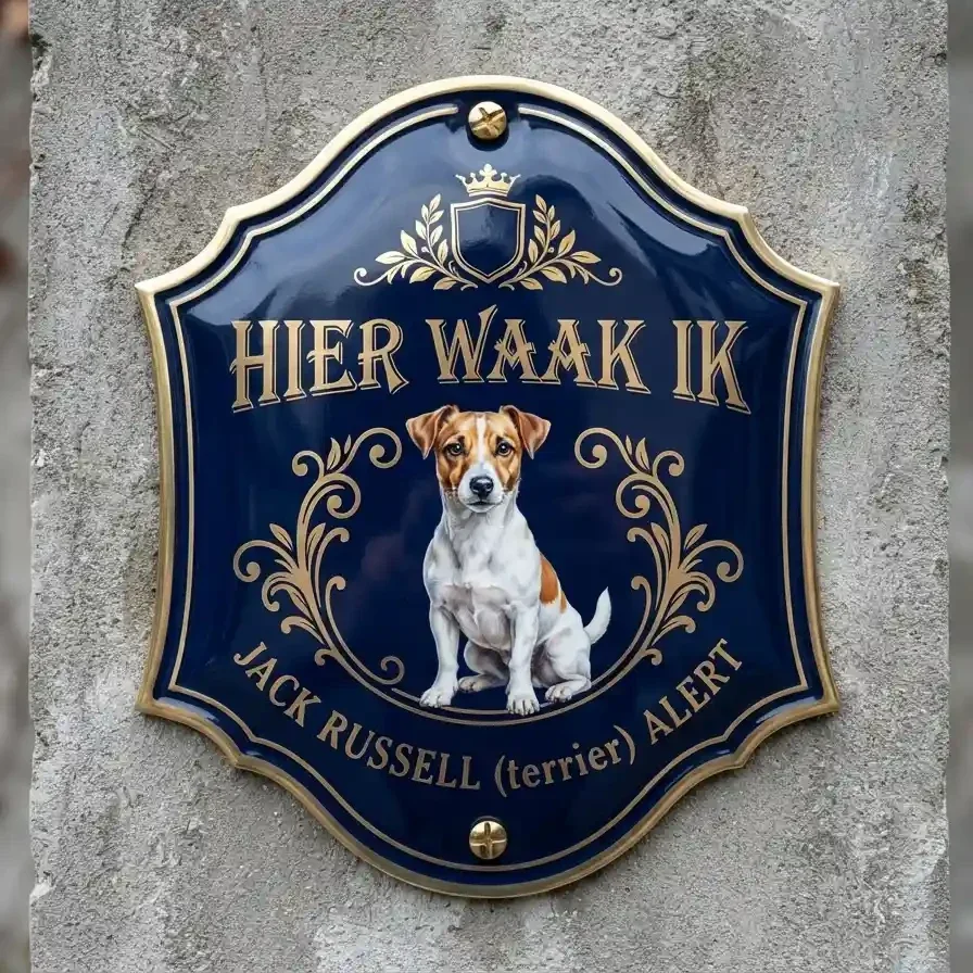 Waakbord Jack Russell Acryl 4mm