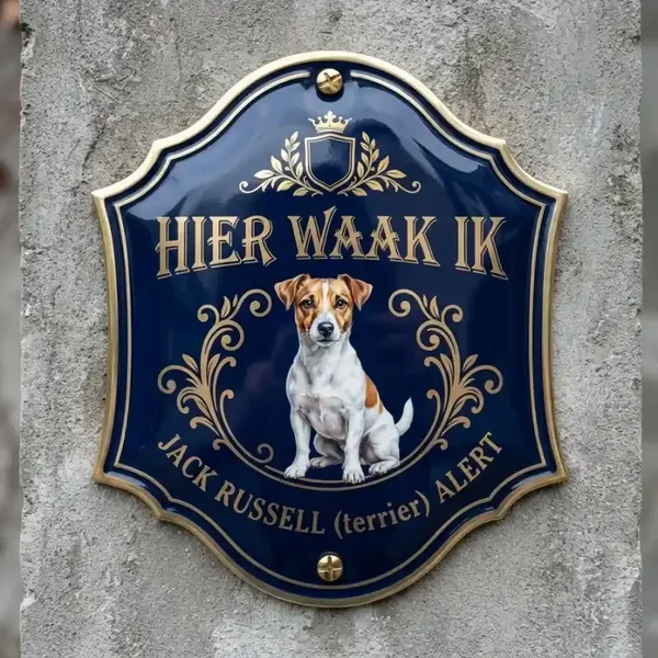 Waakbord Jack Russell Acryl 4mm
