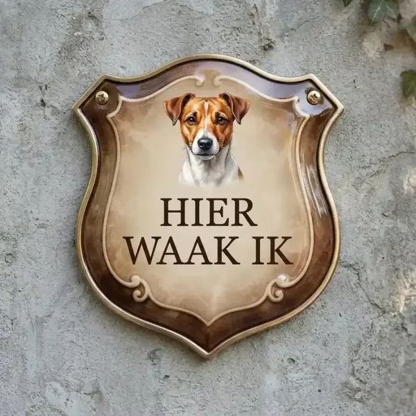 Waakbord Jack Russell Schild Acryl