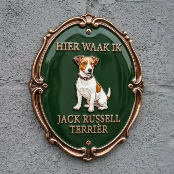 Waakbord Jack Russell - Acryl 4mm