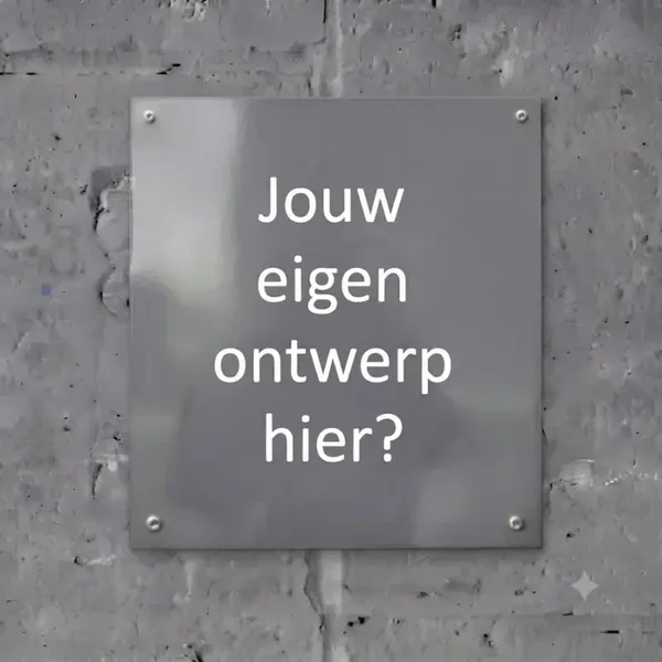 Waakbord Vol Metaal - Eigen Ontwerp / Custom Design